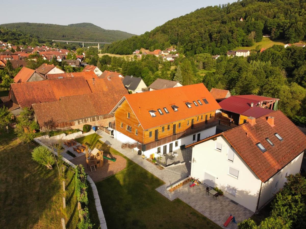 Belzesaltescheune Ferienwohnung Rhoen Riedenberg  Exteriör bild